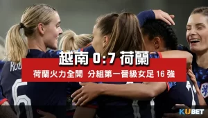 2023女子世界盃賽程比分-越南0比7荷蘭